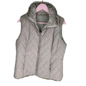 Weatherproof Reversible Puffer Vest Medium